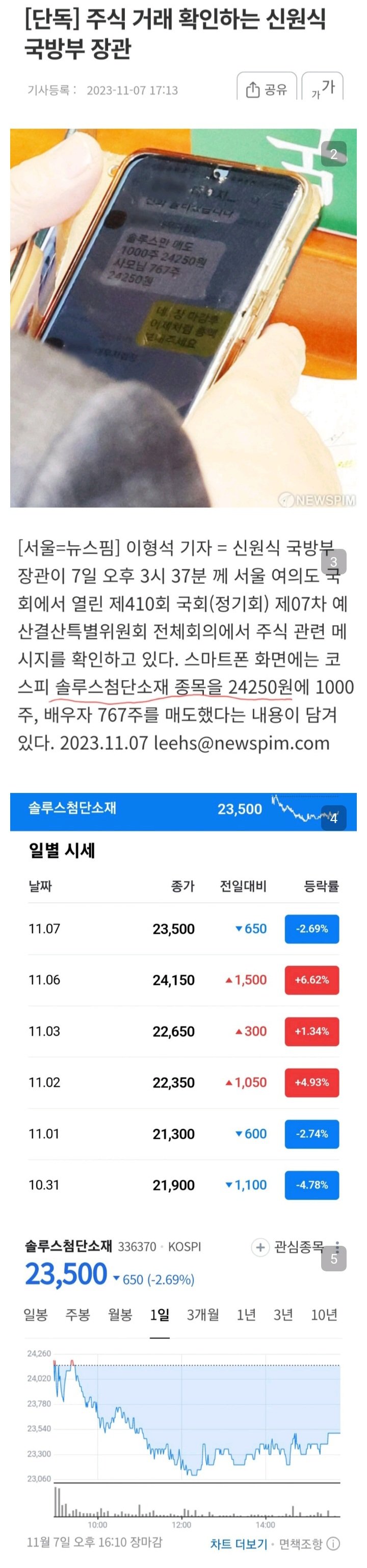 와ㅋㅋㅋㅋ신원식국방부장관  주식 진짜 잘하네