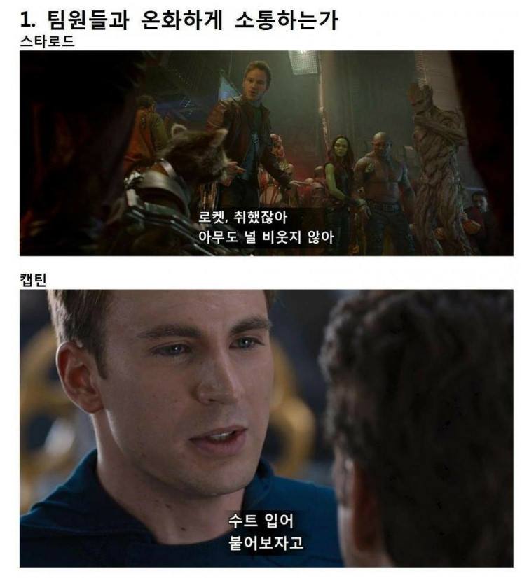 리더의 자질_캡틴 아메리카_출처 인터넷 커뮤니티.jpg