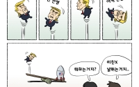 [딴지만평]널뛰는 트럼프